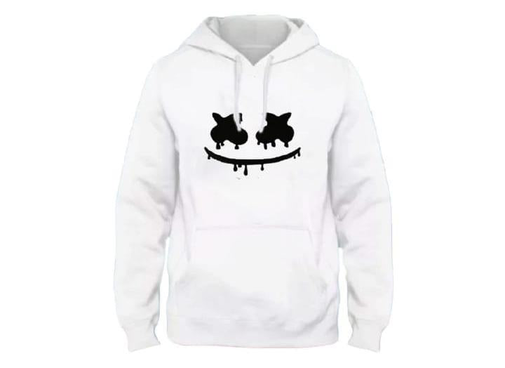 Men’s Cotton Graphic Sublimation Hoodie – White | Stylish Casual Wear | Free Shipping
