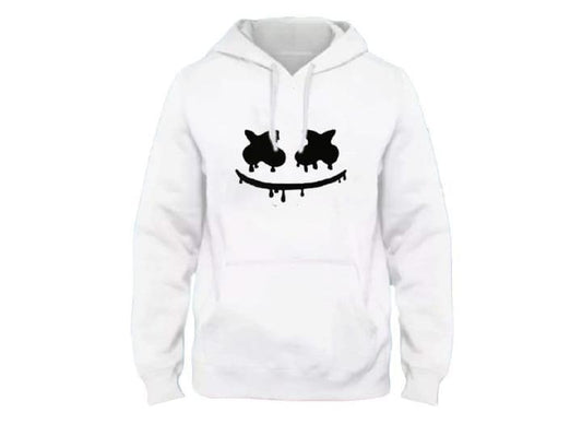 Men’s Cotton Graphic Sublimation Hoodie – White | Stylish Casual Wear | Free Shipping
