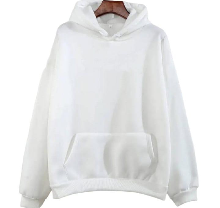 Men’s Cotton Graphic Sublimation Hoodie – White | Stylish Casual Wear | Free Shipping