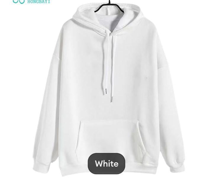 Men’s Cotton Graphic Sublimation Hoodie – White | Stylish Casual Wear | Free Shipping