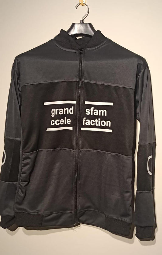 Men’s Fleece Printed Zipper Jacket – Dark Grey | Hooded | Winter Wear | Free Shipping