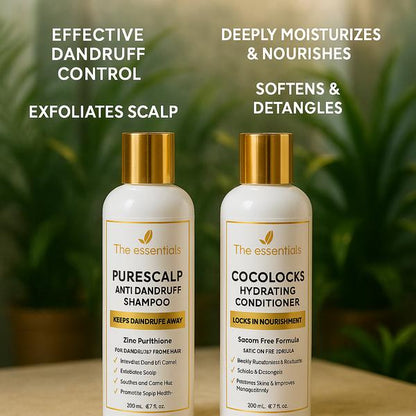 Anti-Dandruff Hair Care Bundle – Shampoo + Conditioner (200ml Each) | Free Shipping