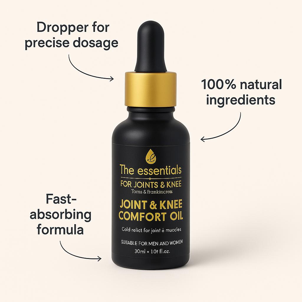 Joint & Knee Comfort Oil – 30ml | Pain Relief & Mobility Support | Free Shipping
