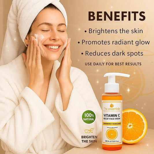 Vitamin C Éclat Brightening Cleanser – 100ml | Face Wash for Glowing Skin | Free Shipping