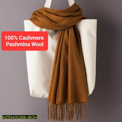 Women’s Kashmiri Shawl | Elegant Plain Winter Wrap | Free Shipping